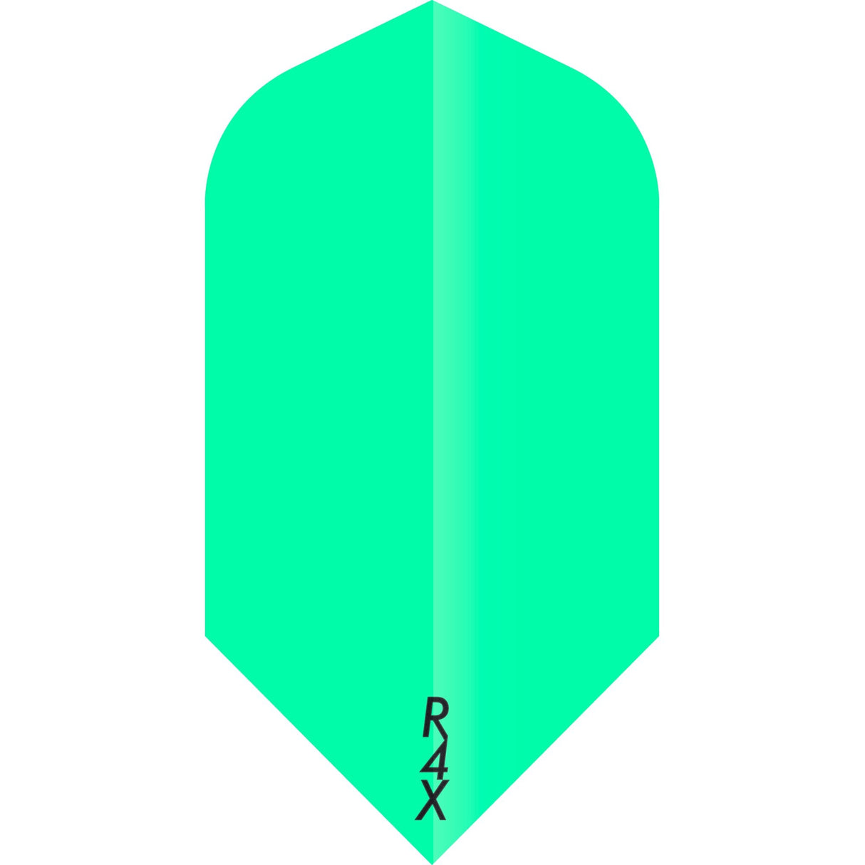 Ruthless R4X - Solid - Dart Flights - 100 Micron - Slim Fluro Green