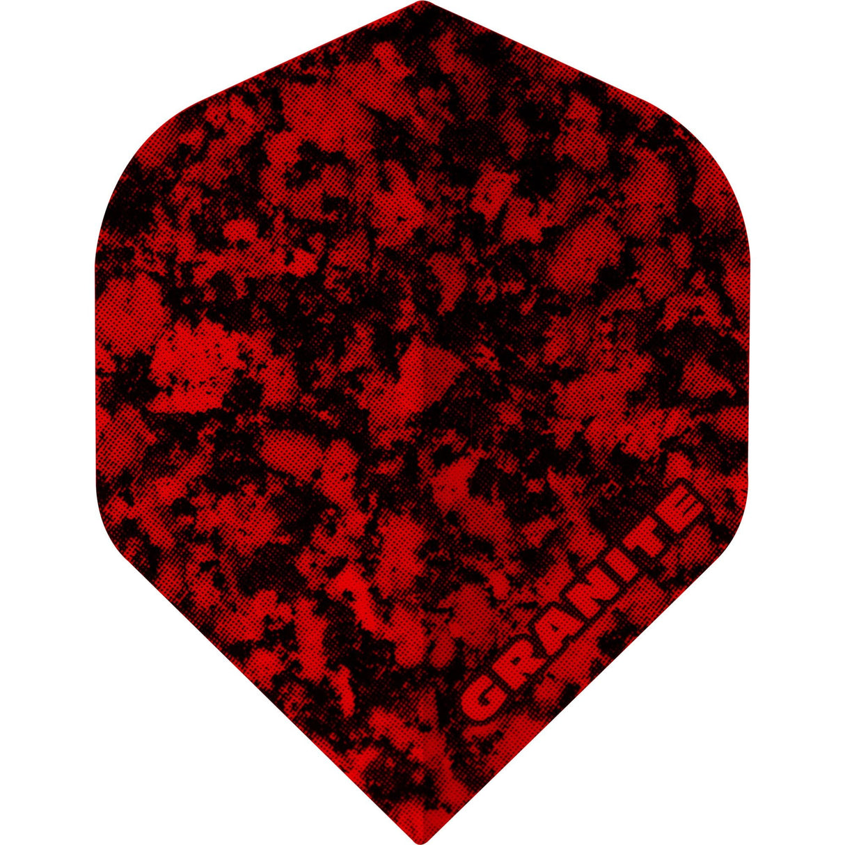 Ruthless - Rock Hard Granite - Dart Flights - 100 Micron - No2 - Std Red