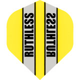 Ruthless - Clear Panel - Dart Flights - 100 Micron - No2 - Std Yellow