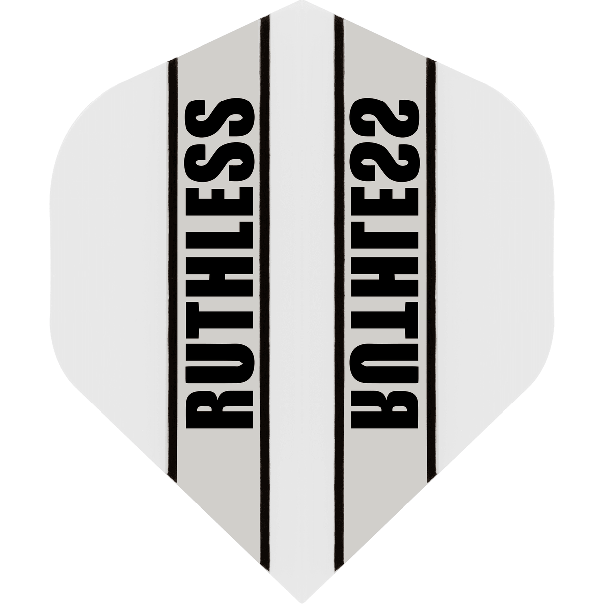 Ruthless - Clear Panel - Dart Flights - 100 Micron - No2 - Std Clear