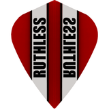 Ruthless - Clear Panel - Dart Flights - 100 Micron - Kite Red