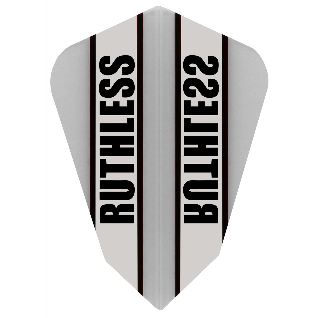 Ruthless - Clear Panel - Dart Flights - 100 Micron - Fantail Clear