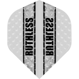 Ruthless - Clear Panel Embossed - Dart Flights - 100 Micron - No2 - Std Clear