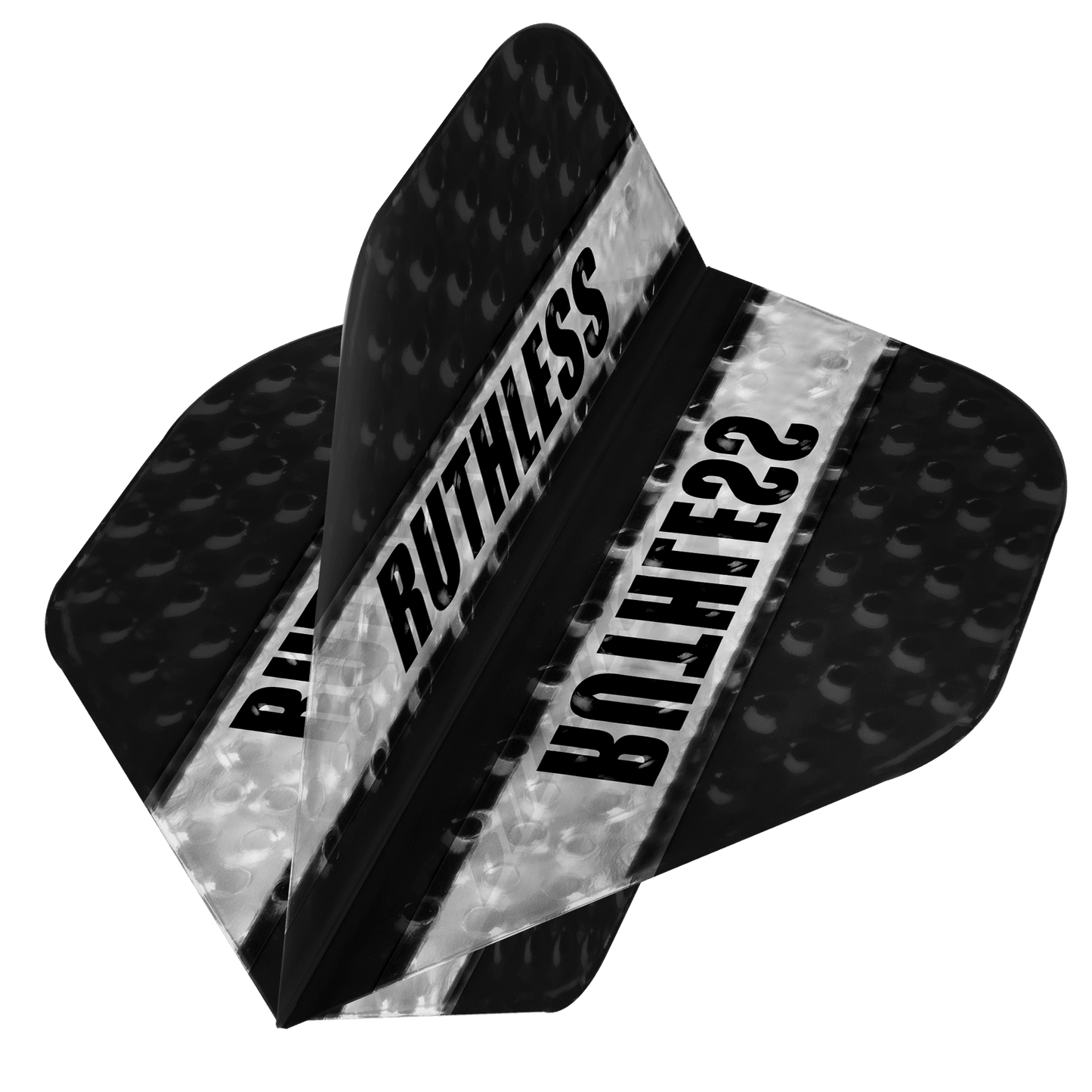 Ruthless - Clear Panel Embossed - Dart Flights - 100 Micron - No2 - Std