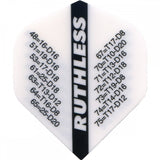 Ruthless - Checkouts - Dart Flights - 100 Micron - No2 - Std White