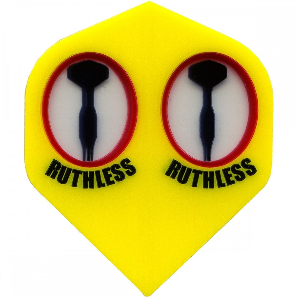 Ruthless - Window Dart - Dart Flights - 100 Micron - No2 - Std Yellow