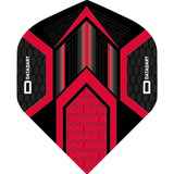 Datadart Dart Flights - Hex - No2 - Std - Black Black Red