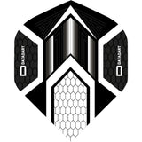 Datadart Dart Flights - Hex - No2 - Std - Black Black White