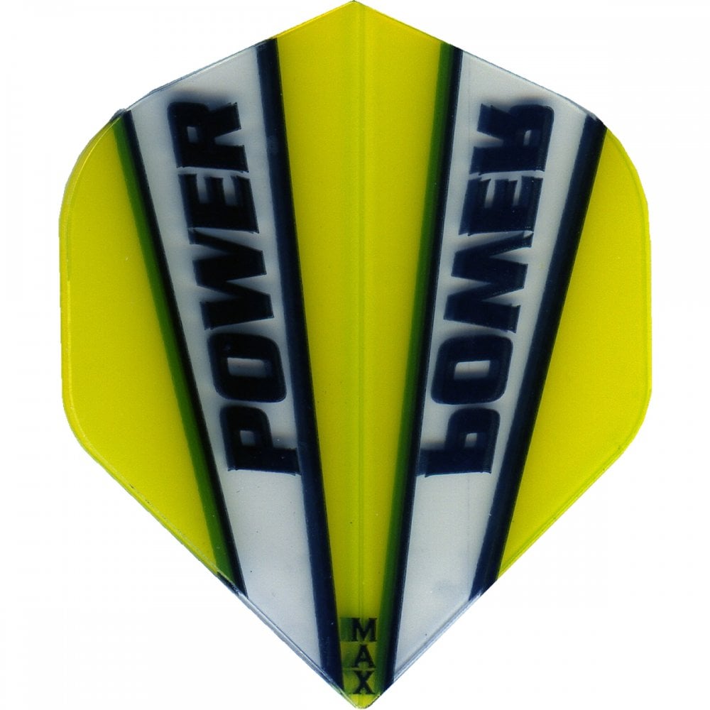 McCoy Power Max Dart Flights - 150 Micron - No2 - Std - Transparent