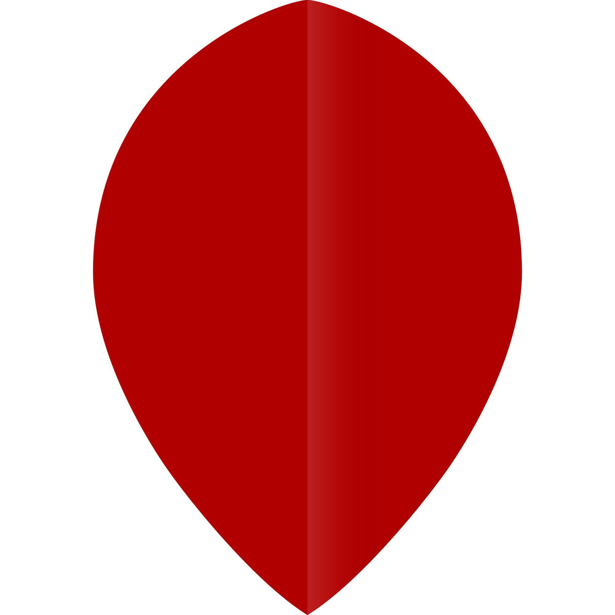 Ruthless Poly Plain - Solid - Dart Flights - 75 Micron - Pear Red