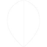 Ruthless Poly Plain - Solid - Dart Flights - 75 Micron - Pear White