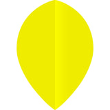 Ruthless Poly Plain - Solid - Dart Flights - 75 Micron - Pear Yellow