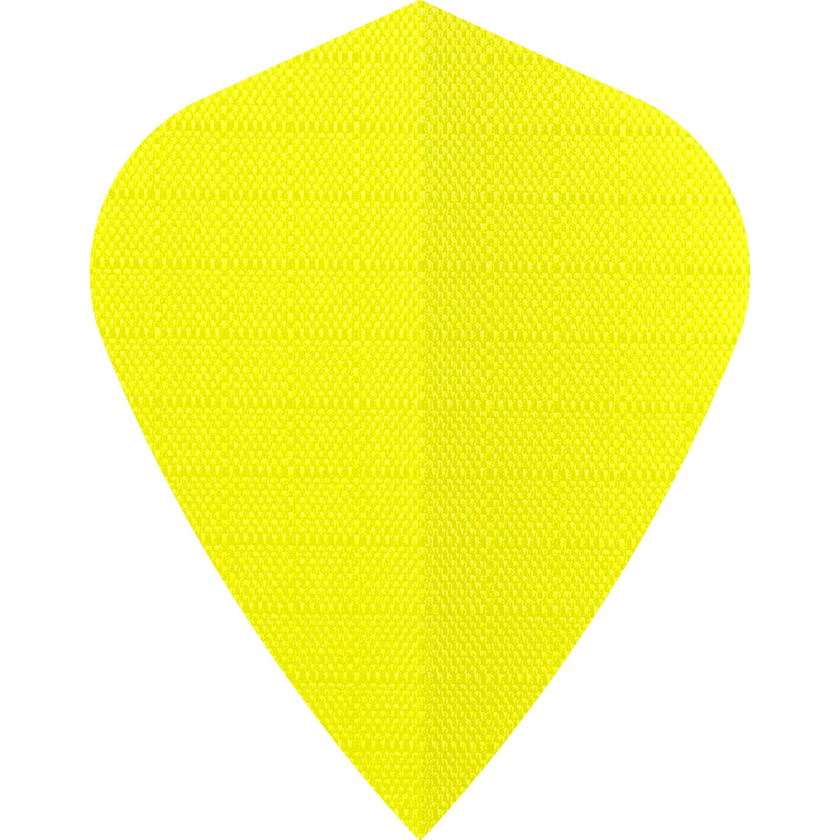 Designa Dart Flights - Fabric Rip Stop Nylon - Longlife - Kite Fluro Yellow