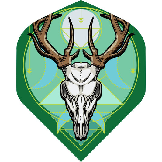 Shot Celt Dart Flights - 100 Micron - Std - No2 - Stag