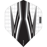 Pentathlon TDP-Lux Dart Flights - Vision Black Centre - No2 - Std Clear