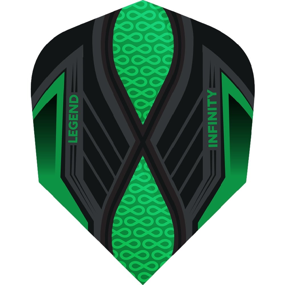 Legend Infinity Dart Flights - 100 Micron - No2 - Std Green