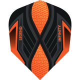 Legend Infinity Dart Flights - 100 Micron - No2 - Std Orange