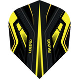 Legend Razor Dart Flights - 100 Micron - No2 - Std Yellow