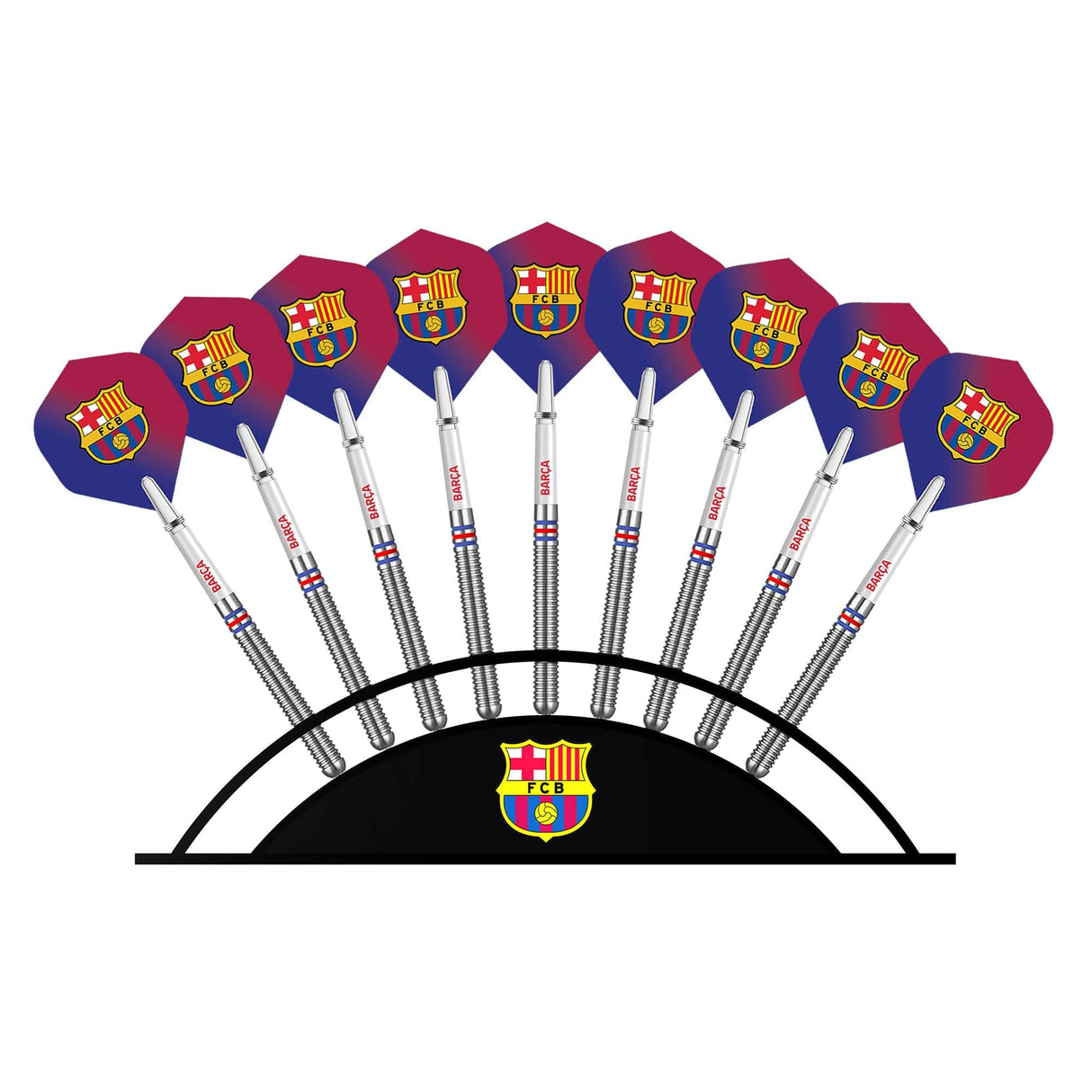 FC Barcelona - Official Licensed - 9 Arc Dart Display Stand