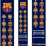 FC Barcelona - Official Licensed - Carpet Dart Mat - 290cm x 60cm - Retro Crests