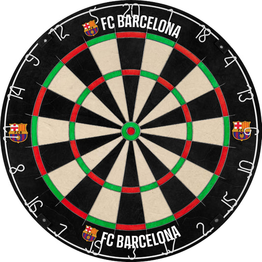 FC Barcelona - Official Licensed - Professional Dartboard - Crest with Name