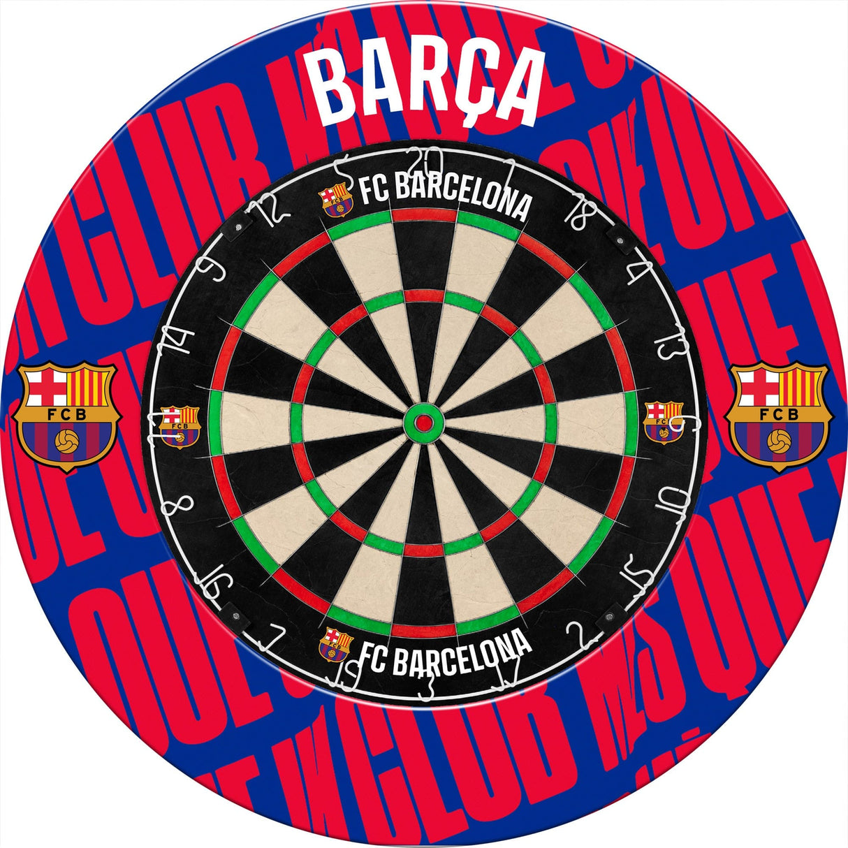 FC Barcelona - Official Licensed - Dartboard Surround - S1 - Word Crest BARÇA