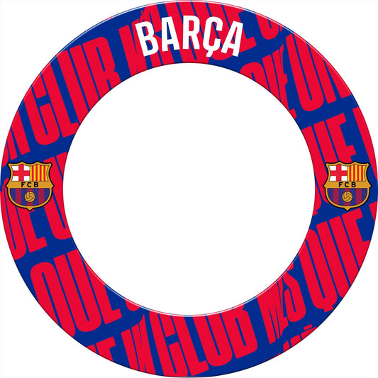 FC Barcelona - Official Licensed - Dartboard Surround - S1 - Word Crest BARÇA