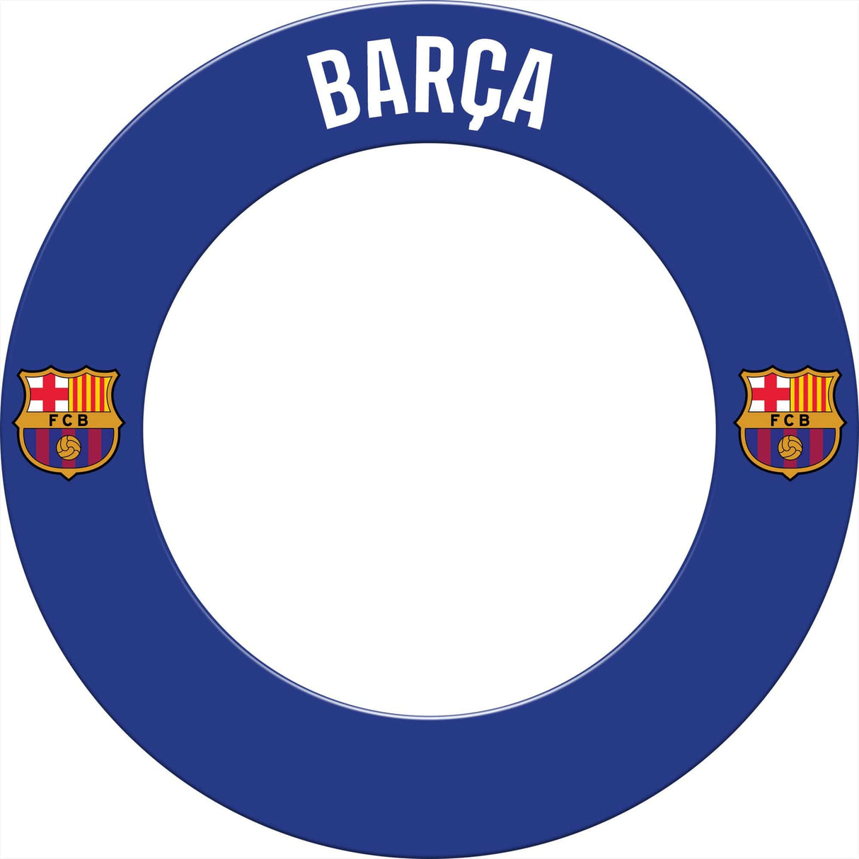 FC Barcelona - Official Licensed - Dartboard Surround - S4 - Blue BARÇA