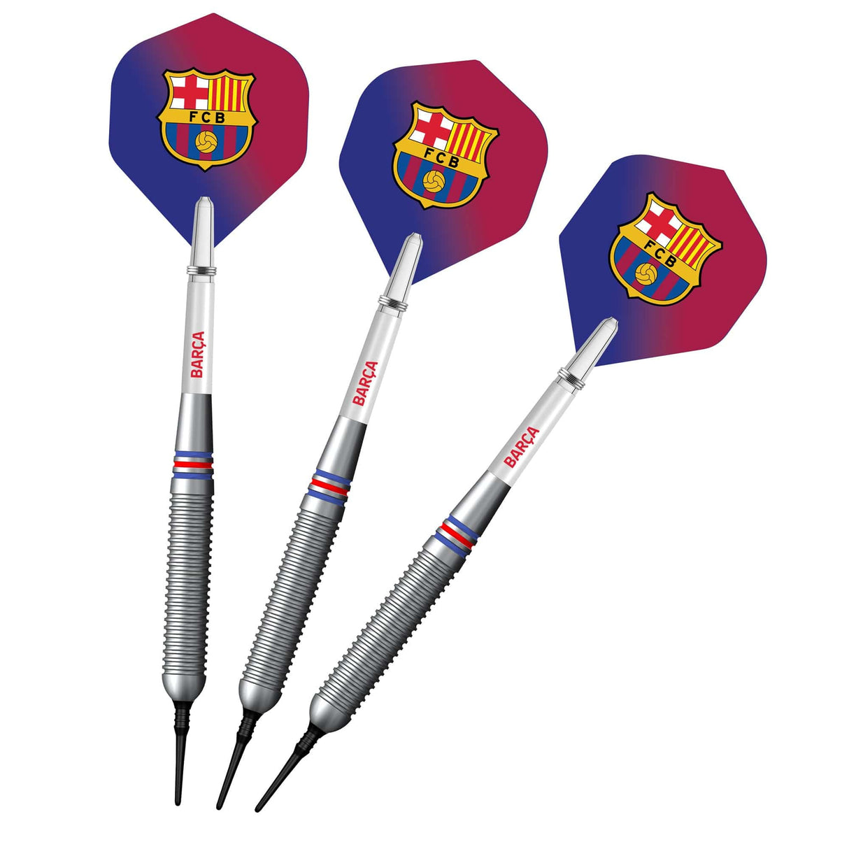 FC Barcelona - Official Licensed - Soft Tip Darts - Brass - BARÇA - 18g 18g