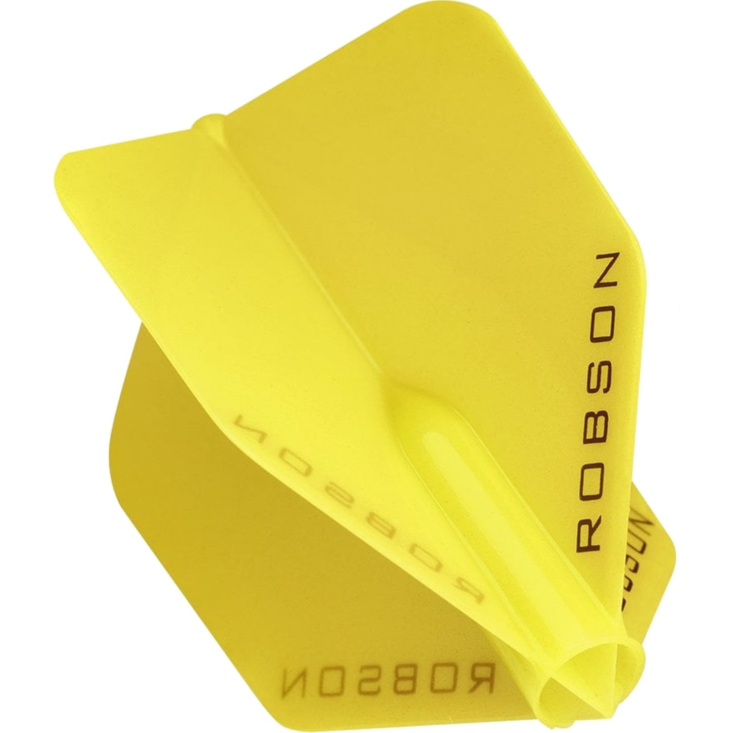 Robson Plus Dart Flights - for all shafts - Std No6 Yellow