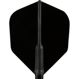 Cosmo Darts - Fit Flight - Set of 6 - Shape Dark Black