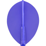 Cosmo Darts - Fit Flight - Set of 6 - Teardrop Dark Blue