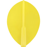 Cosmo Darts - Fit Flight - Set of 6 - Teardrop Yellow