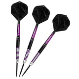 Mission James Hurrell Darts - Steel Tip - Hillbilly - Black & Purple