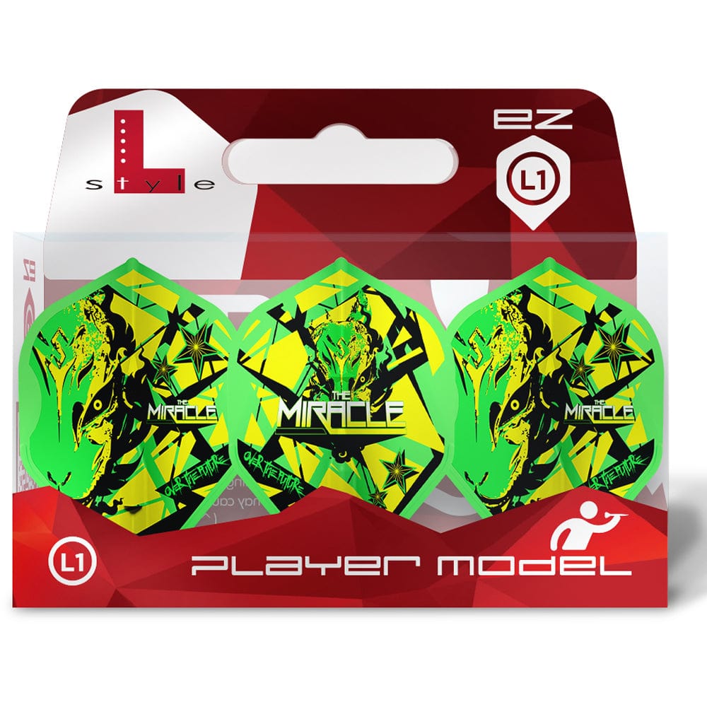 L-Style - EZ L-Flights - Integrated Champagne Ring - L1 - Mikuru Suzuki - V5 - Neon Green