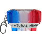 L-Style - Natural 9 - KrystaL Flight Case - Tri Colour Red