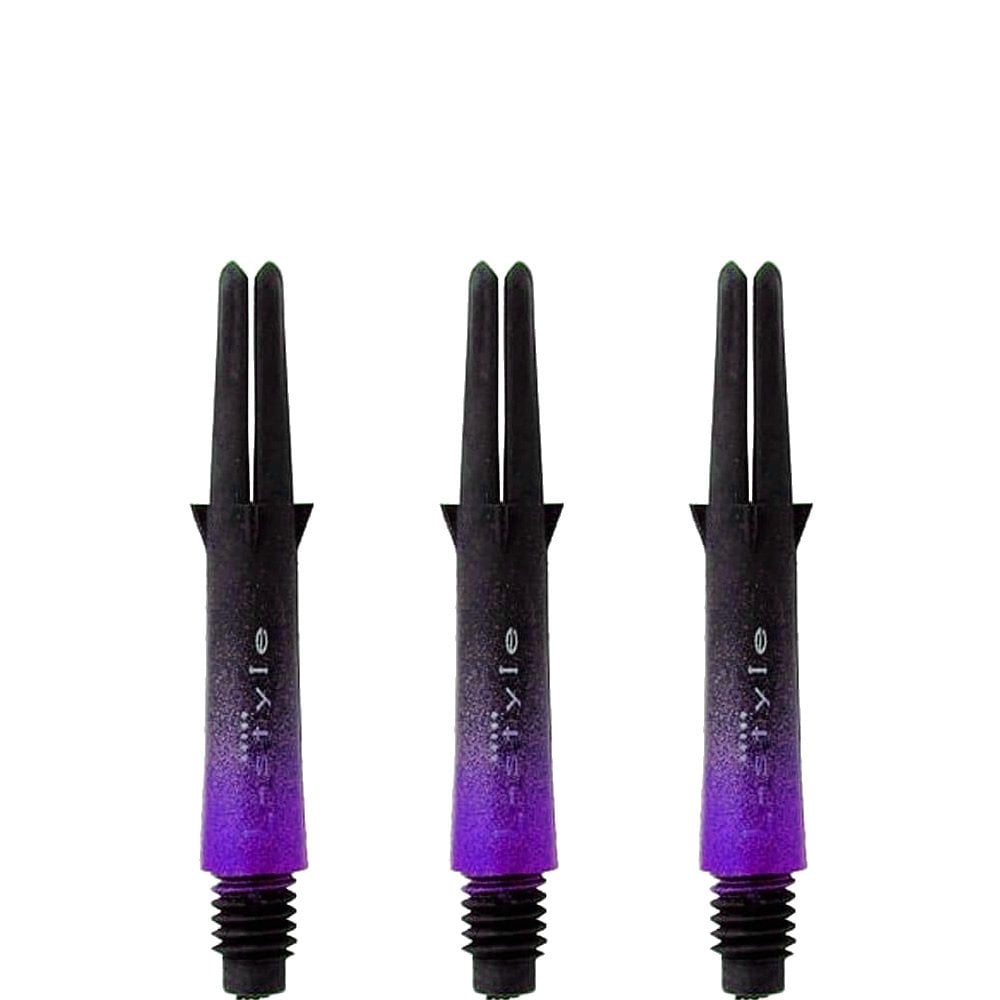 L-Style - L Shafts - Carbon Two Tone - Black and Purple - Short L Style 190 33mm Short