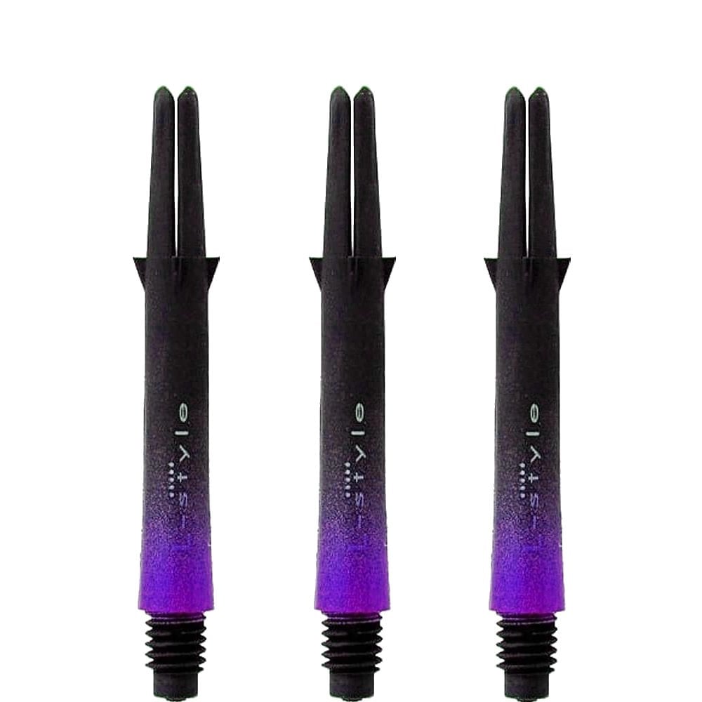 L-Style - L Shafts - Carbon Two Tone - Black and Purple - Short L Style 260 40mm Tweenie