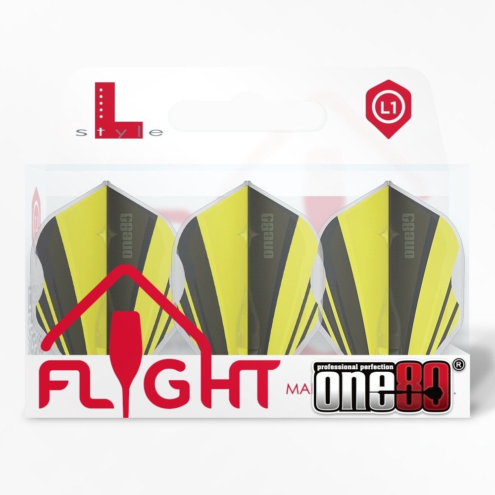One80 Dualite Flight - Integrated Champagne Ring - L1 EZ - Black & Yellow