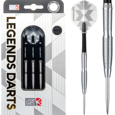 Legend Darts - Steel Tip - 90% Tungsten - Pro Series - V10 - Torpedo Shark 22g