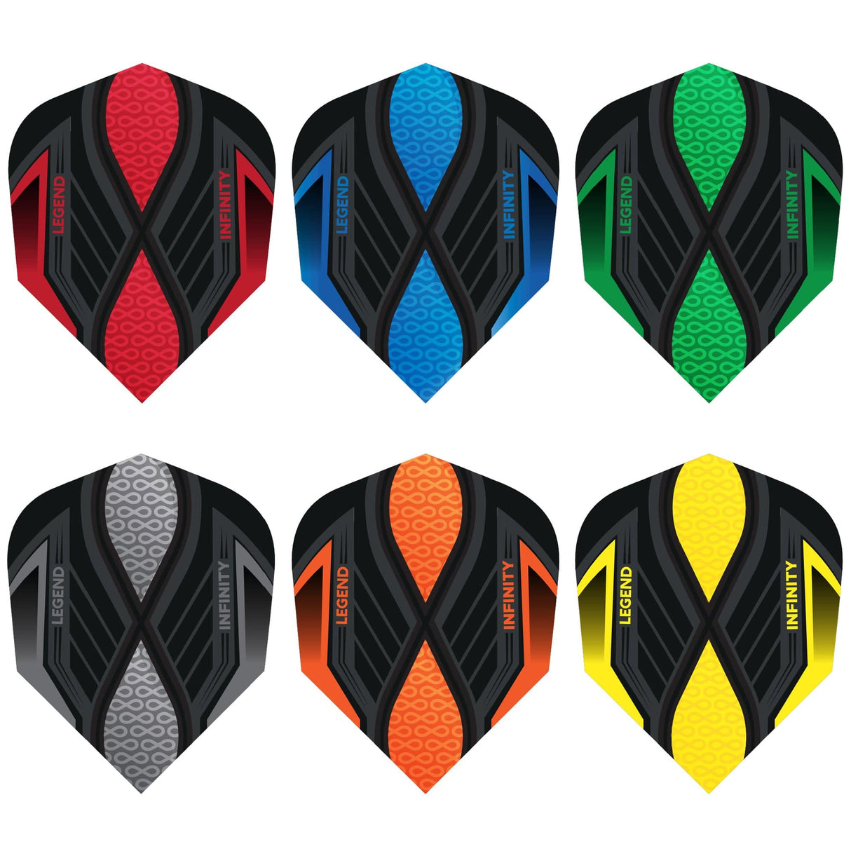 Legend Infinity Dart Flights - 100 Micron - No2 - Std