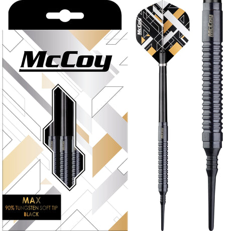 McCoy MAX - 90% Soft Tip Tungsten - Black 18g