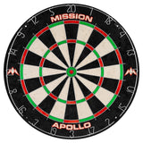 Mission Home Darts Centre - Cabinet, Dartboard, 6 Darts - Plain Black