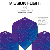 Mission Solo Dart Flights - 100 Micron - No2 - Std - Suzanne Smith