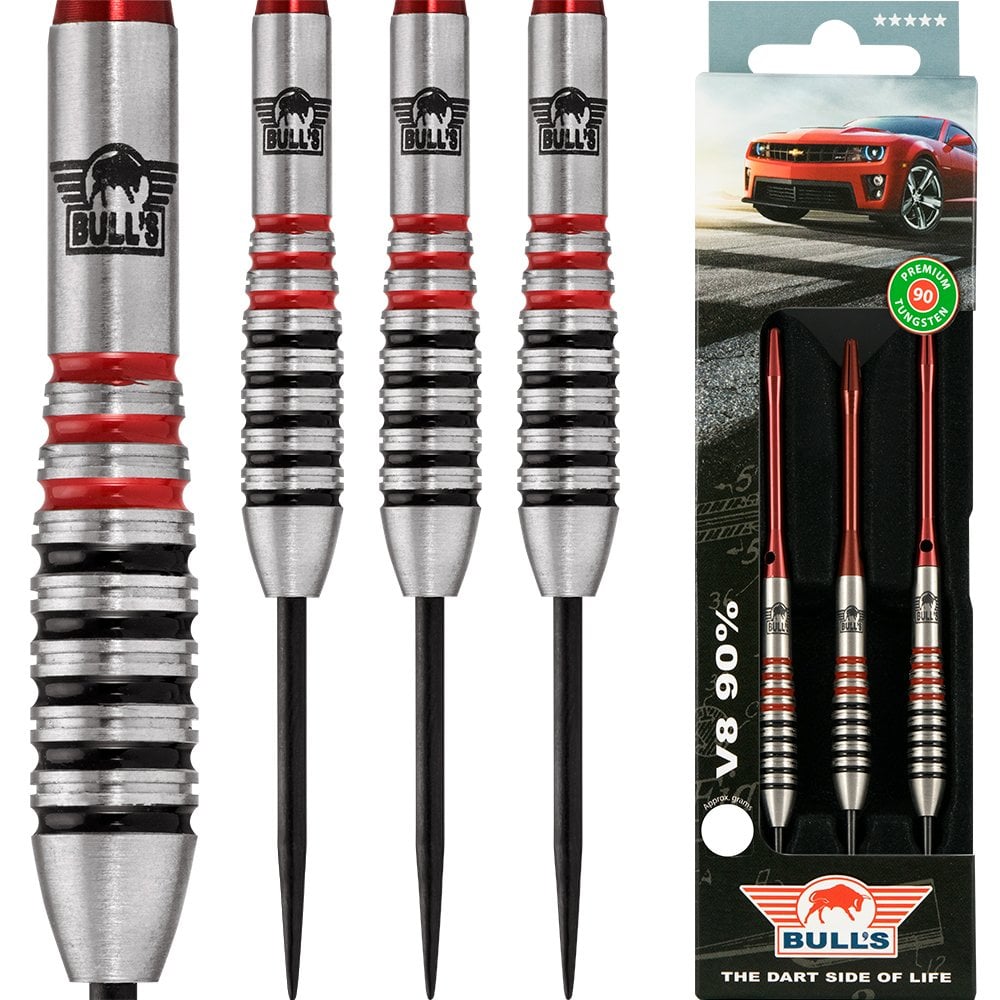ダーツ BULL DARTS No.5 Bacchus Explode BULL'S Flying Mullet 90% Steel Tip Darts - Dartshopper