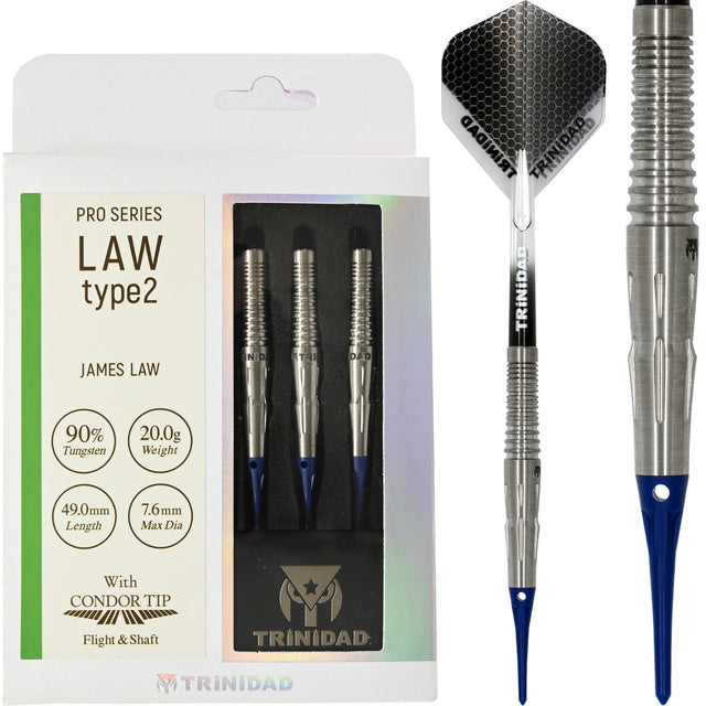 Trinidad Pro - Soft Tip Darts - James Law - Law Type2 22g