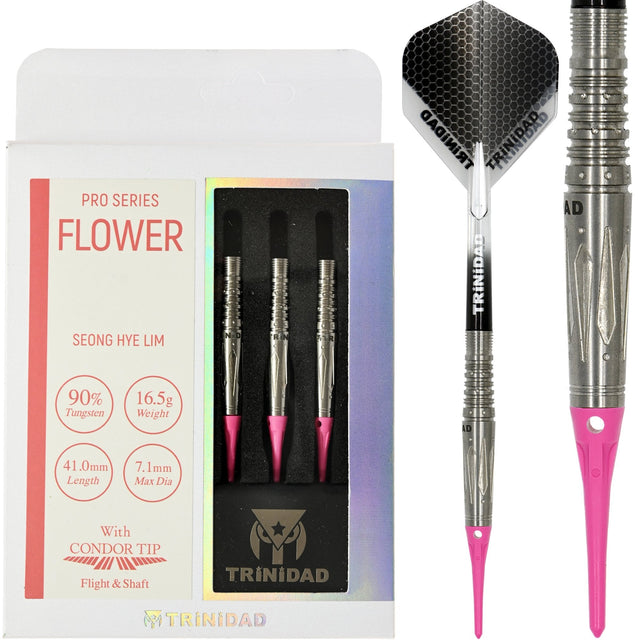 Trinidad Pro - Soft Tip Darts - Seong Hye Lim - Flower 18g