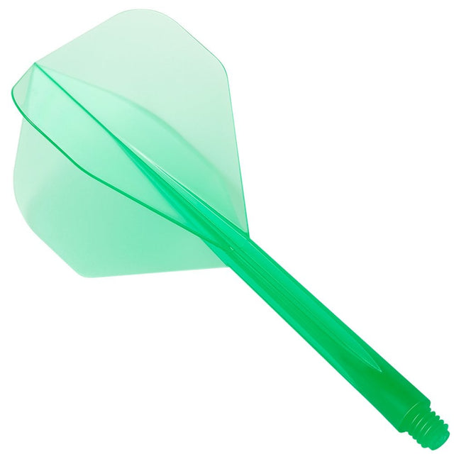 Condor Dart Flights - Zero Stress - Standard - Clear Green Long