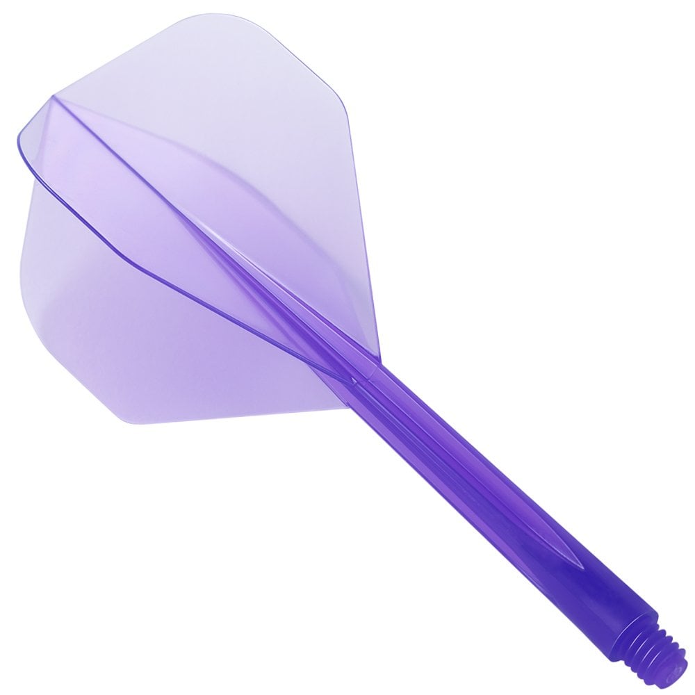 Condor Dart Flights - Zero Stress - Standard - Clear Purple Long