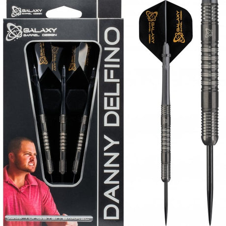 Galaxy Danny Delfino Darts - Steel Tip - Del - Black - 22g 22g